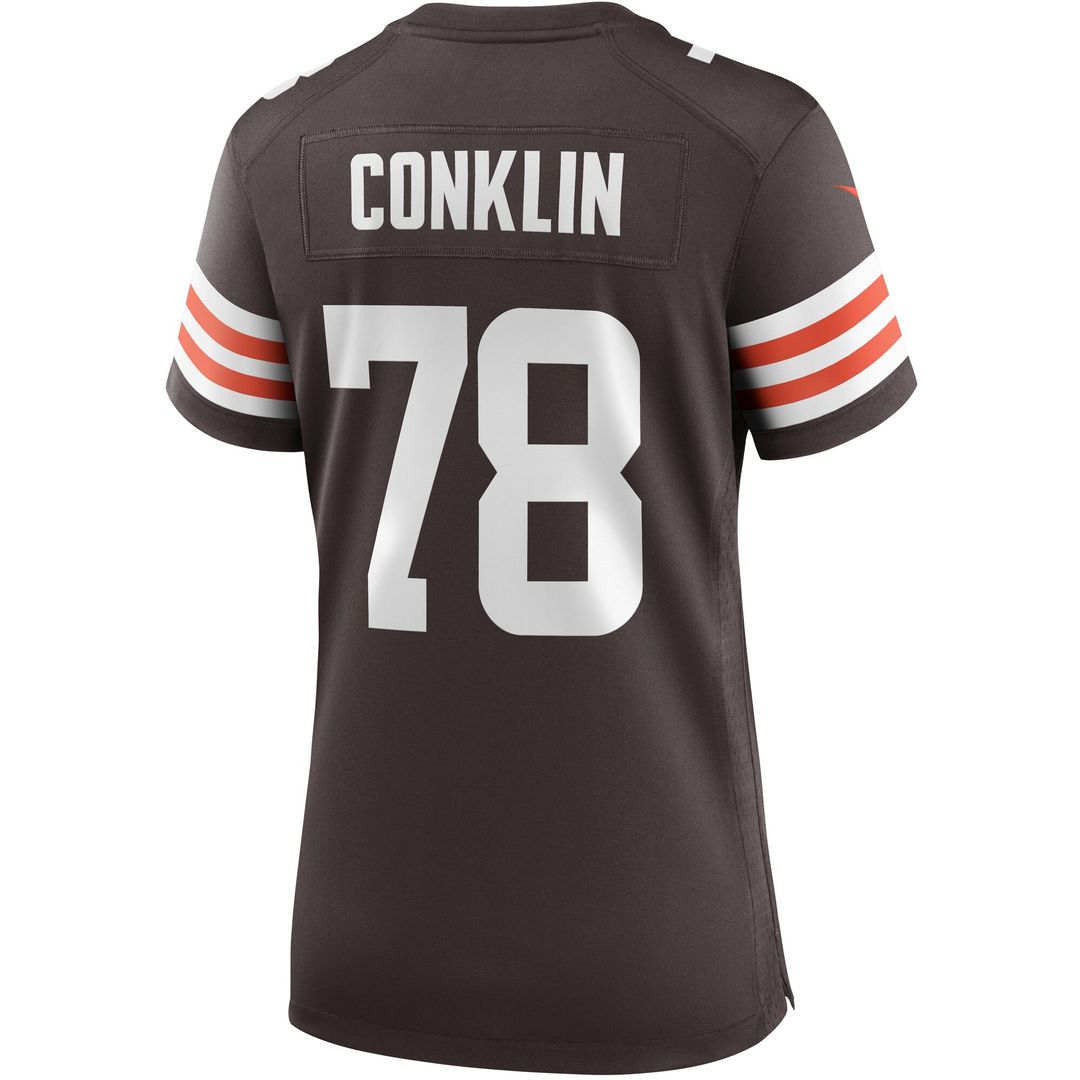 Jack Conklin Cleveland Browns Nike Women's Player Game Jersey - Brown Official NFL Team Apparel Football Fan Gear