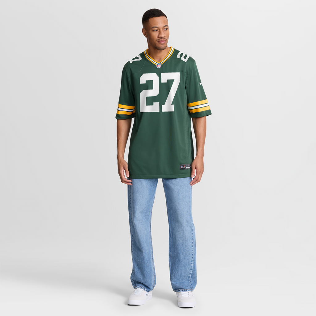 Kitan Oladapo Green Bay Packers Nike Game Jersey - Green Official NFL Team Apparel Football Fan Gear