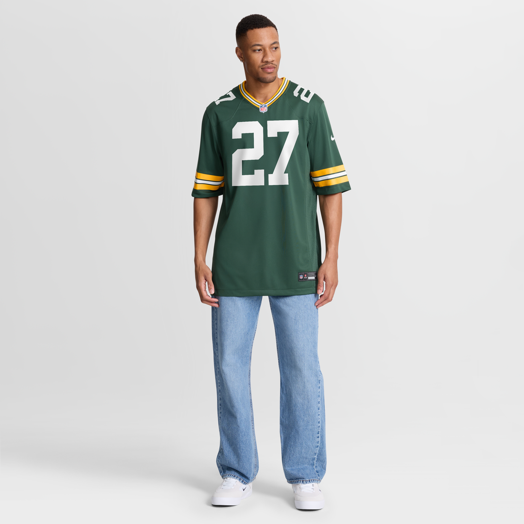 Kitan Oladapo Green Bay Packers Nike Game Jersey - Green Official NFL Team Apparel Football Fan Gear