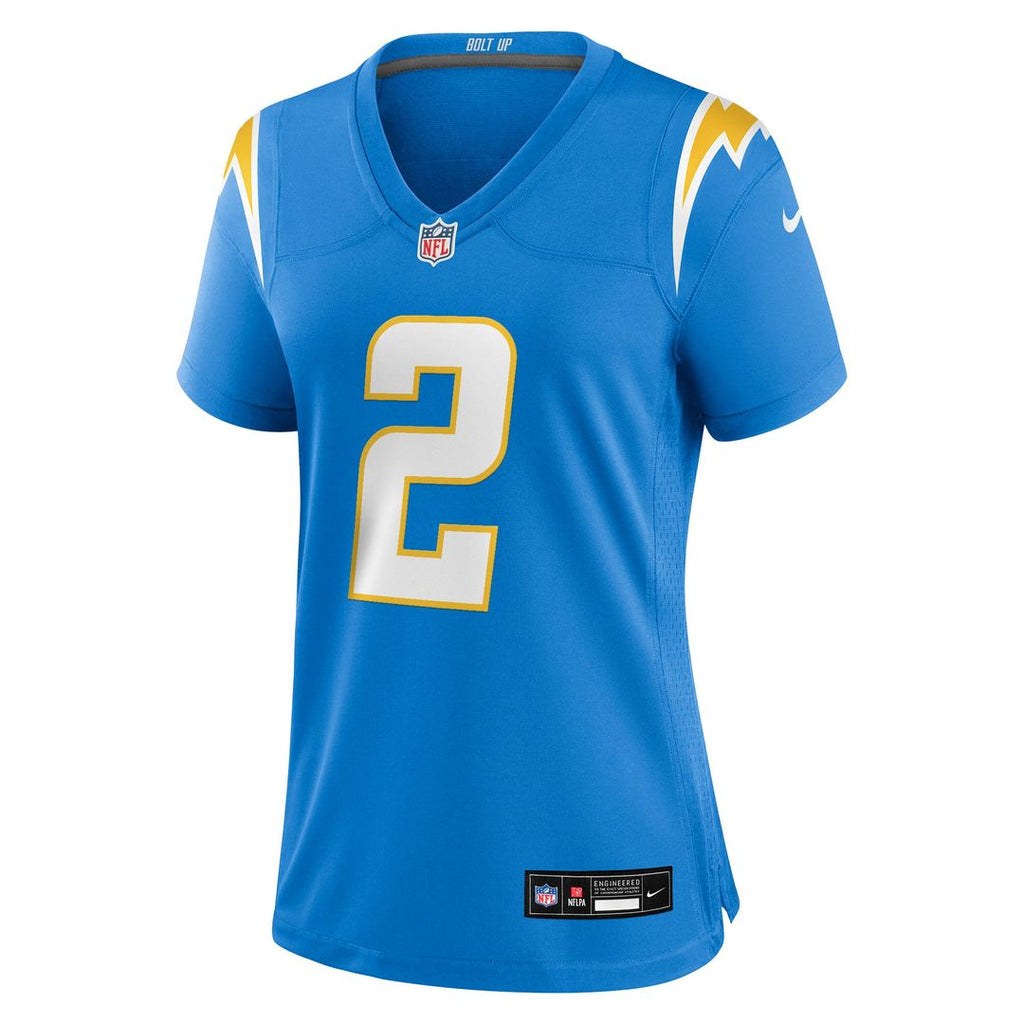 Elijah Molden Los Angeles Chargers Nike Women's Team Game Jersey - Powder Blue Official NFL Team Apparel Football Fan Gear