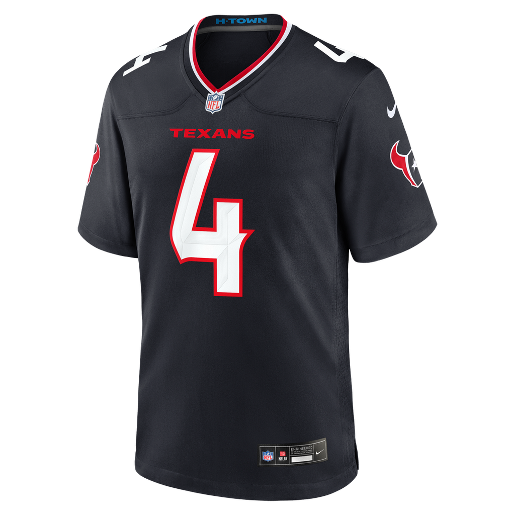 Kamari Lassiter Houston Texans Nike Team Game Jersey - Navy Official NFL Team Apparel Football Fan Gear