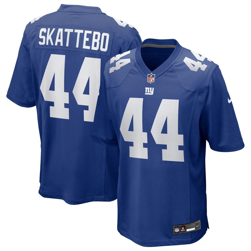 Cam Skattebo New York Giants Nike Game Jersey - Royal Official NFL Team Apparel Football Fan Gear