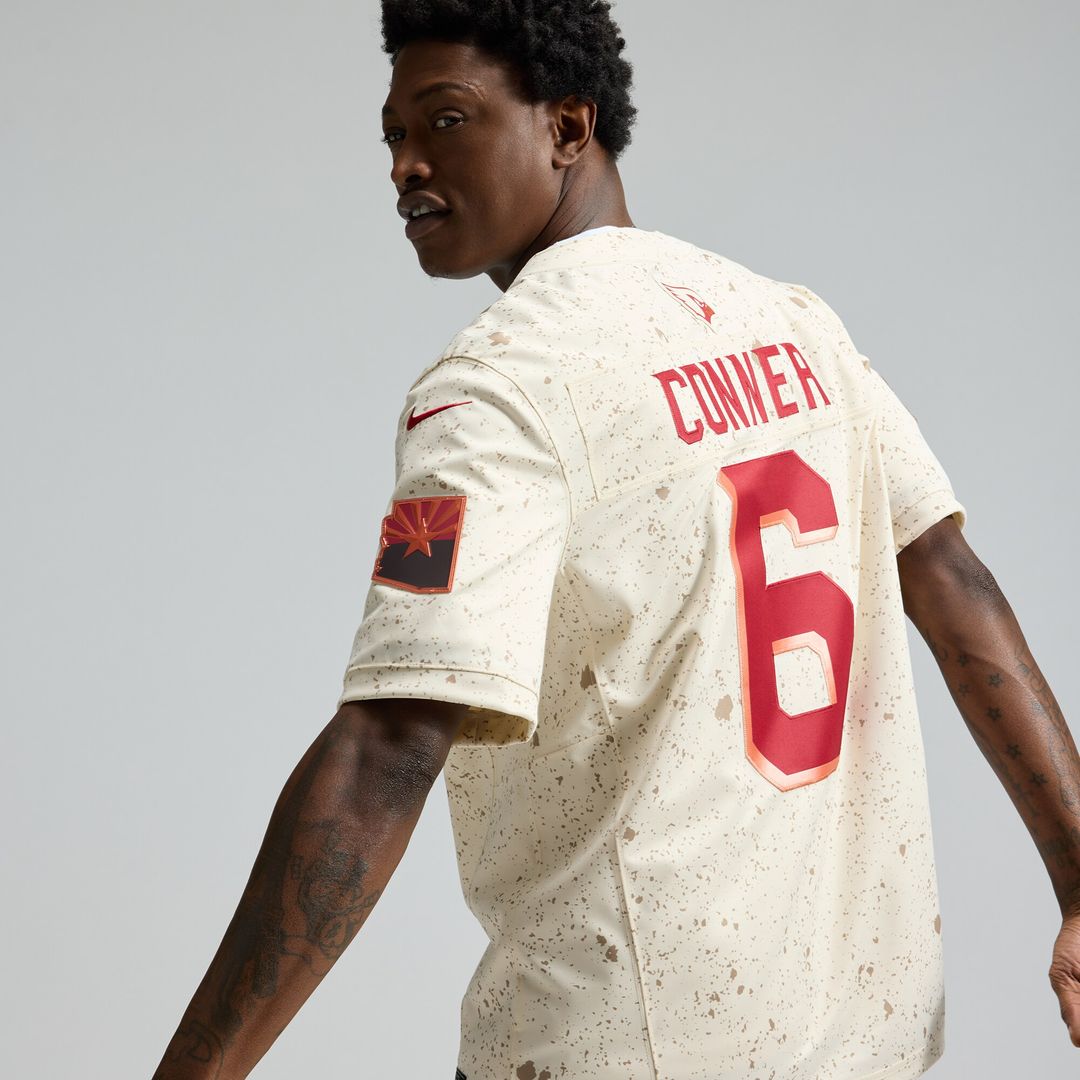 James Conner Arizona Cardinals Nike 2025 Rivalries Collection Stitched Limited Jersey - Natural Official NFL Team Apparel Football Fan Gear