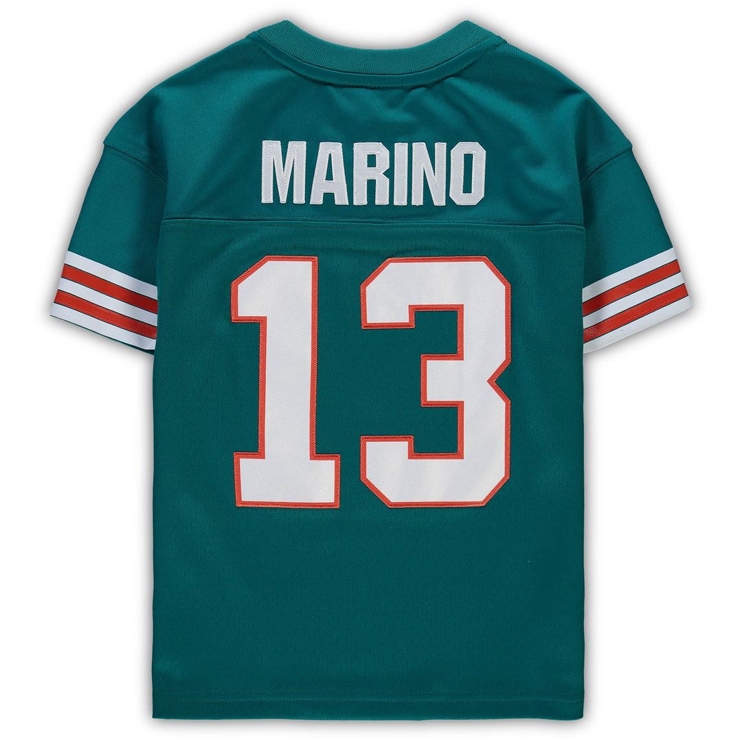 Dan Marino Miami Dolphins Mitchell & Ness Male Preschool 1984 Retired Legacy Jersey - Aqua Official NFL Team Apparel Football Fan Gear