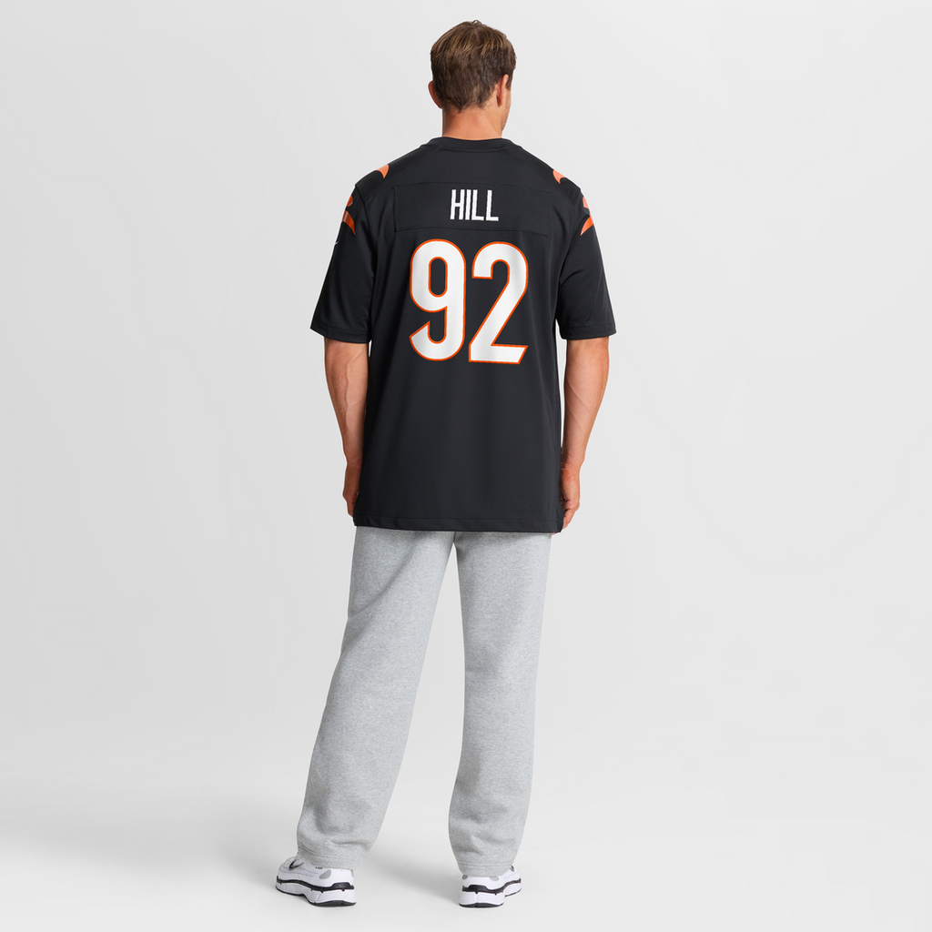 B.J. Hill Cincinnati Bengals Nike Game Jersey - Black Official NFL Team Apparel Football Fan Gear