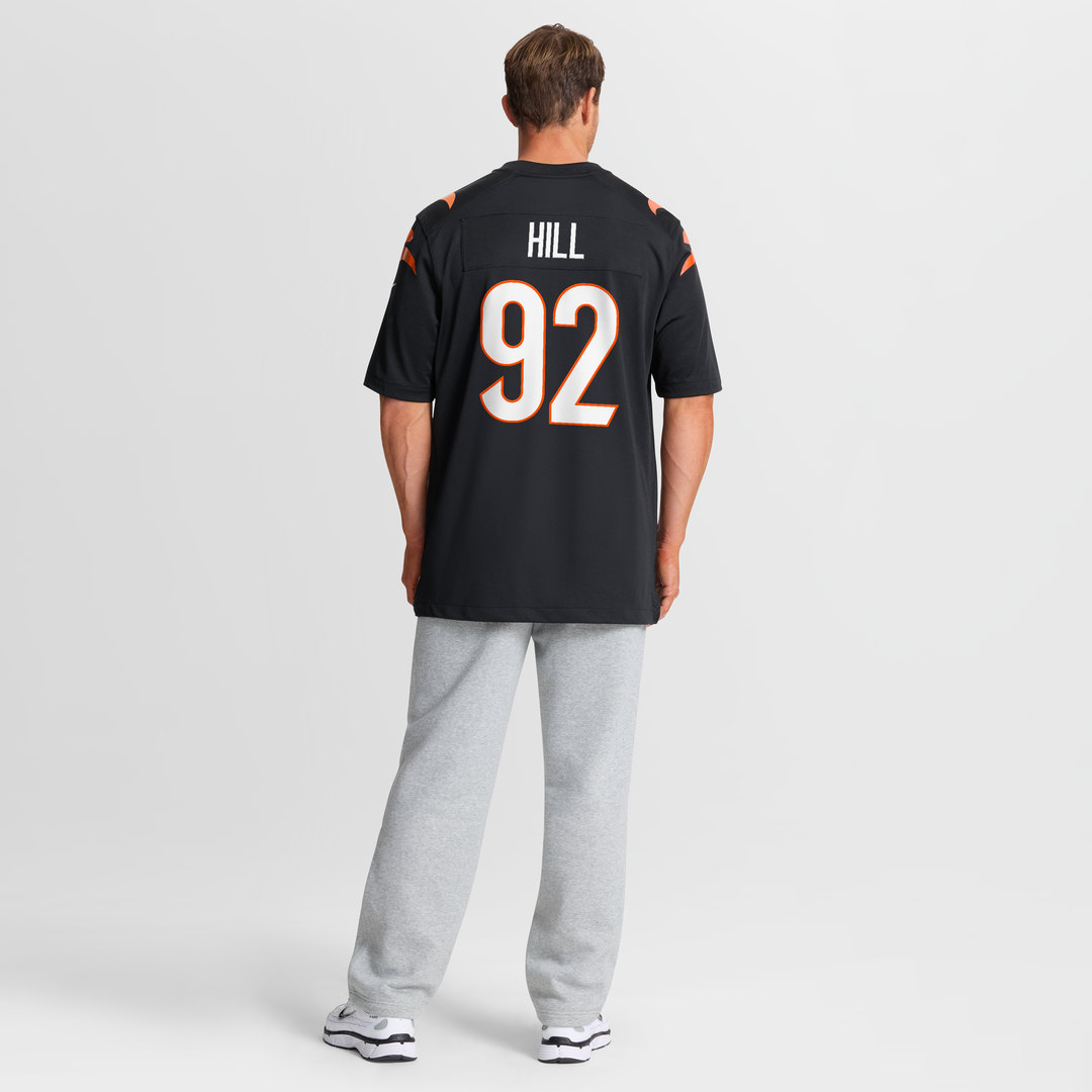 B.J. Hill Cincinnati Bengals Nike Game Jersey - Black Official NFL Team Apparel Football Fan Gear