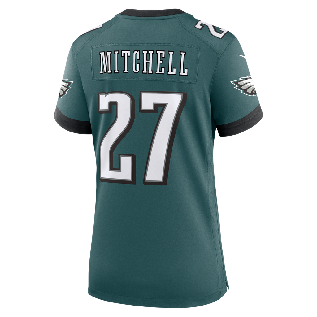 Quinyon Mitchell Philadelphia Eagles Nike Women's Team Game Jersey - Midnight Green Official NFL Team Apparel Football Fan Gear