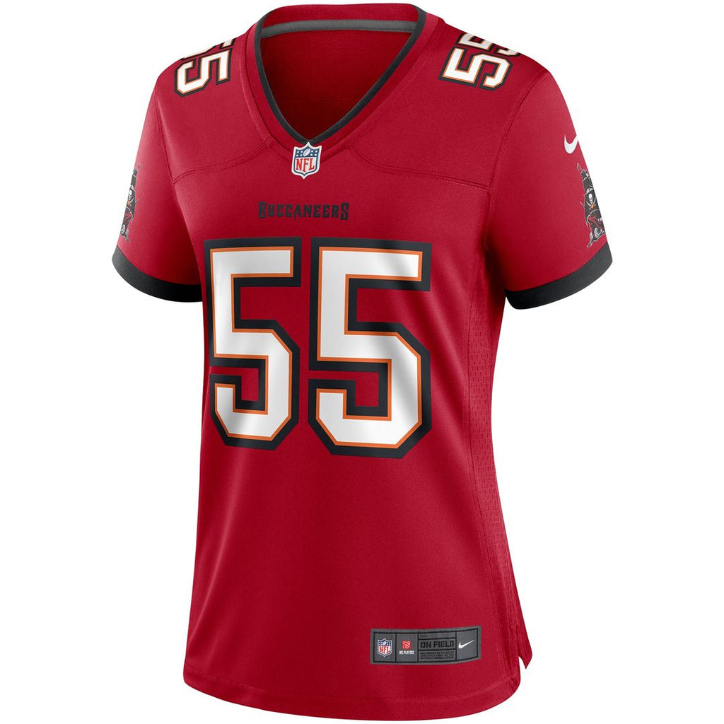 Derrick Brooks Tampa Bay Buccaneers Nike Women's Game Retired Player Jersey - Red Official NFL Team Apparel Football Fan Gear