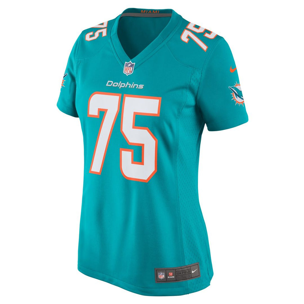 Jack Driscoll Miami Dolphins Nike Women's Team Game Jersey - Aqua Official NFL Team Apparel Football Fan Gear