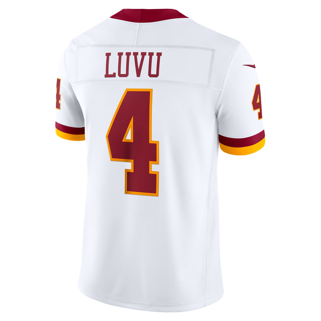 Frankie Luvu Washington Commanders Nike Vapor F.U.S.E. Stitched Limited Jersey - White Official NFL Team Apparel Football Fan Gear