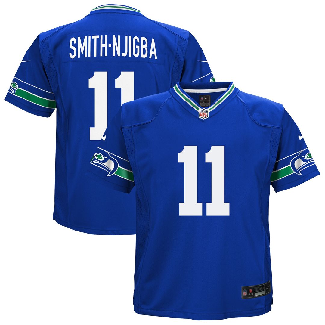 Jaxon Smith-Njigba Seattle Seahawks Nike Toddler Alternate Game Jersey - Royal Official NFL Team Apparel Football Fan Gear