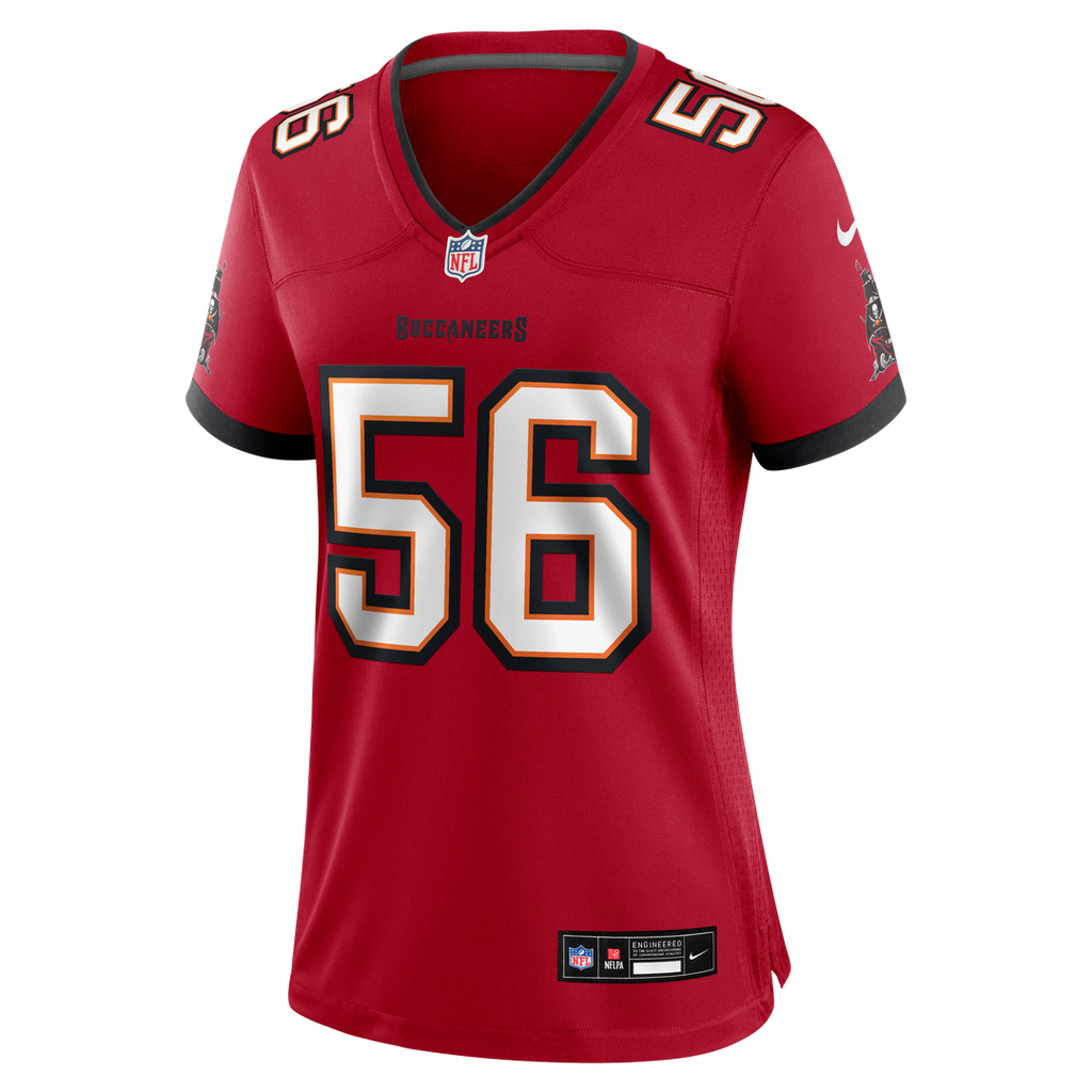 Benton Whitley Tampa Bay Buccaneers Nike Women's Team Game Jersey - Red Official NFL Team Apparel Football Fan Gear