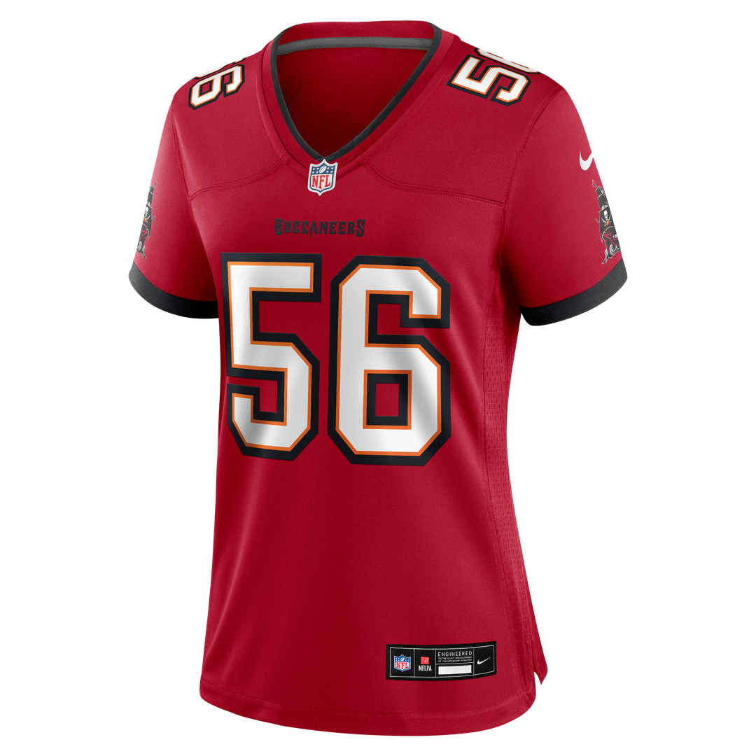 Benton Whitley Tampa Bay Buccaneers Nike Women's Team Game Jersey - Red Official NFL Team Apparel Football Fan Gear