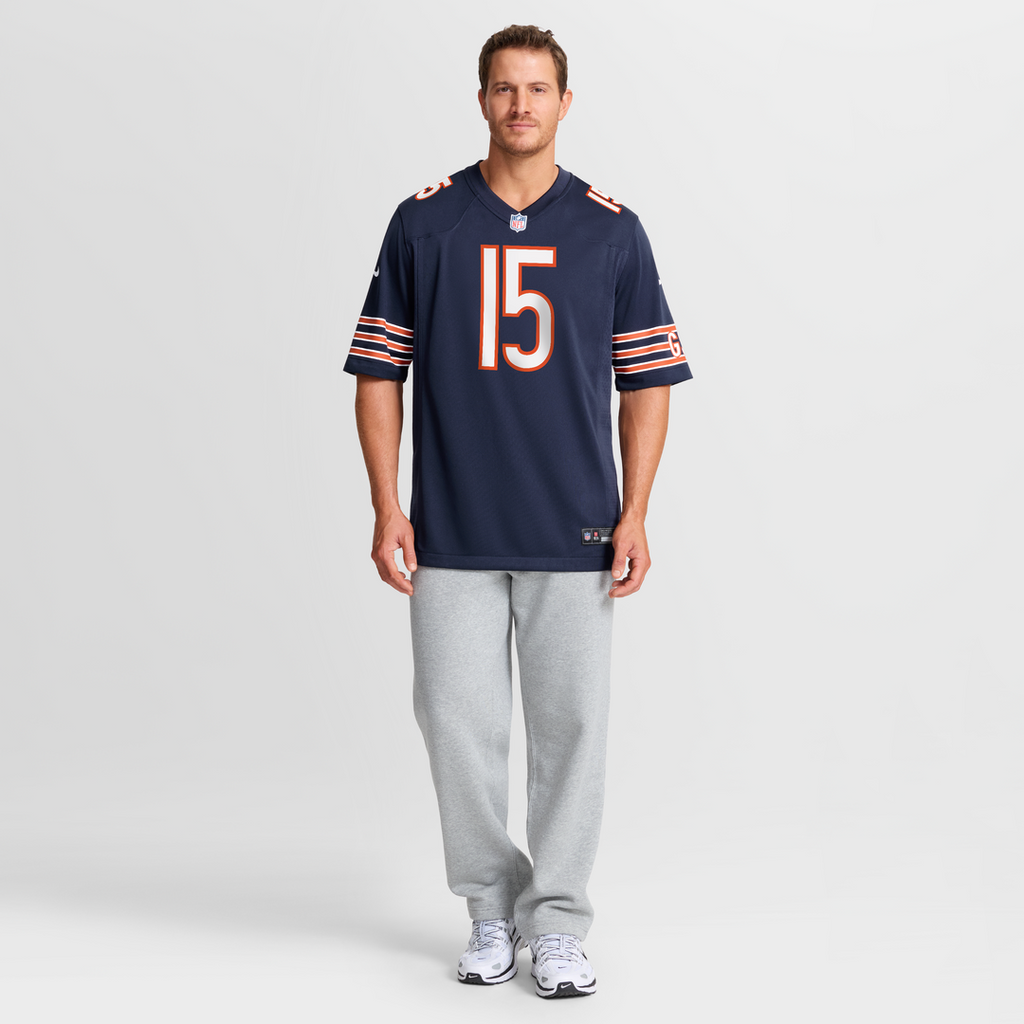 Rome Odunze Chicago Bears Nike Player Game Jersey - Navy Official NFL Team Apparel Football Fan Gear