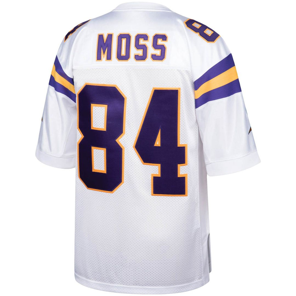 Randy Moss Minnesota Vikings 2000 Mitchell & Ness Authentic Throwback Retired Player Jersey - White Official NFL Team Apparel Football Fan Gear