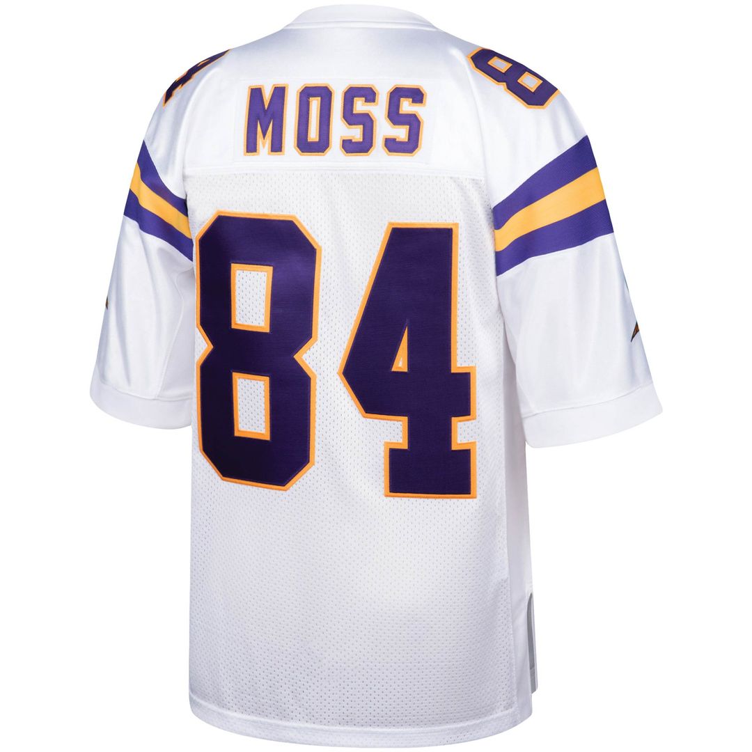 Randy Moss Minnesota Vikings 2000 Mitchell & Ness Authentic Throwback Retired Player Jersey - White Official NFL Team Apparel Football Fan Gear