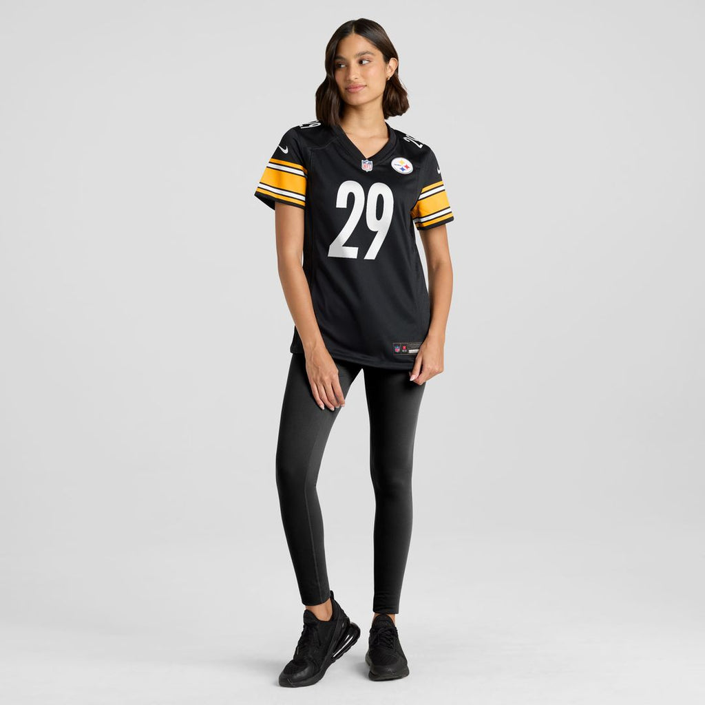 Eli Heidenreich Pittsburgh Steelers Nike Women's Team Game Jersey - Black Official NFL Team Apparel Football Fan Gear
