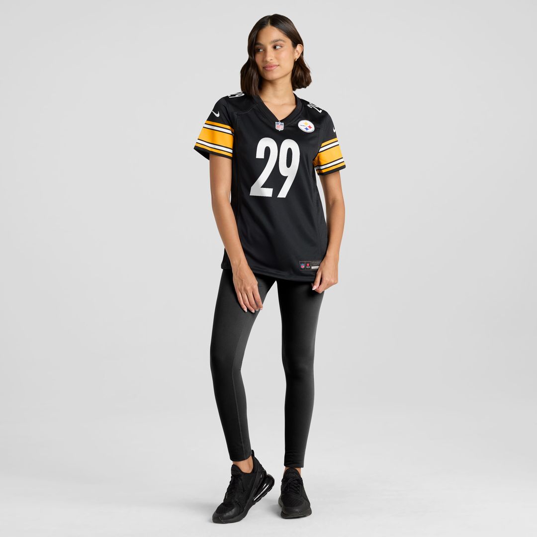 Eli Heidenreich Pittsburgh Steelers Nike Women's Team Game Jersey - Black Official NFL Team Apparel Football Fan Gear