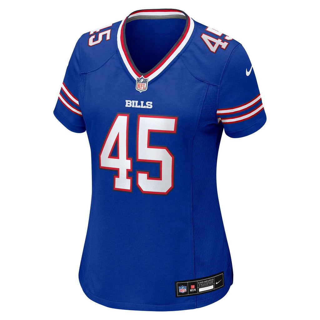 Shaq Thompson Buffalo Bills Nike Women's Team Game Jersey - Royal Official NFL Team Apparel Football Fan Gear