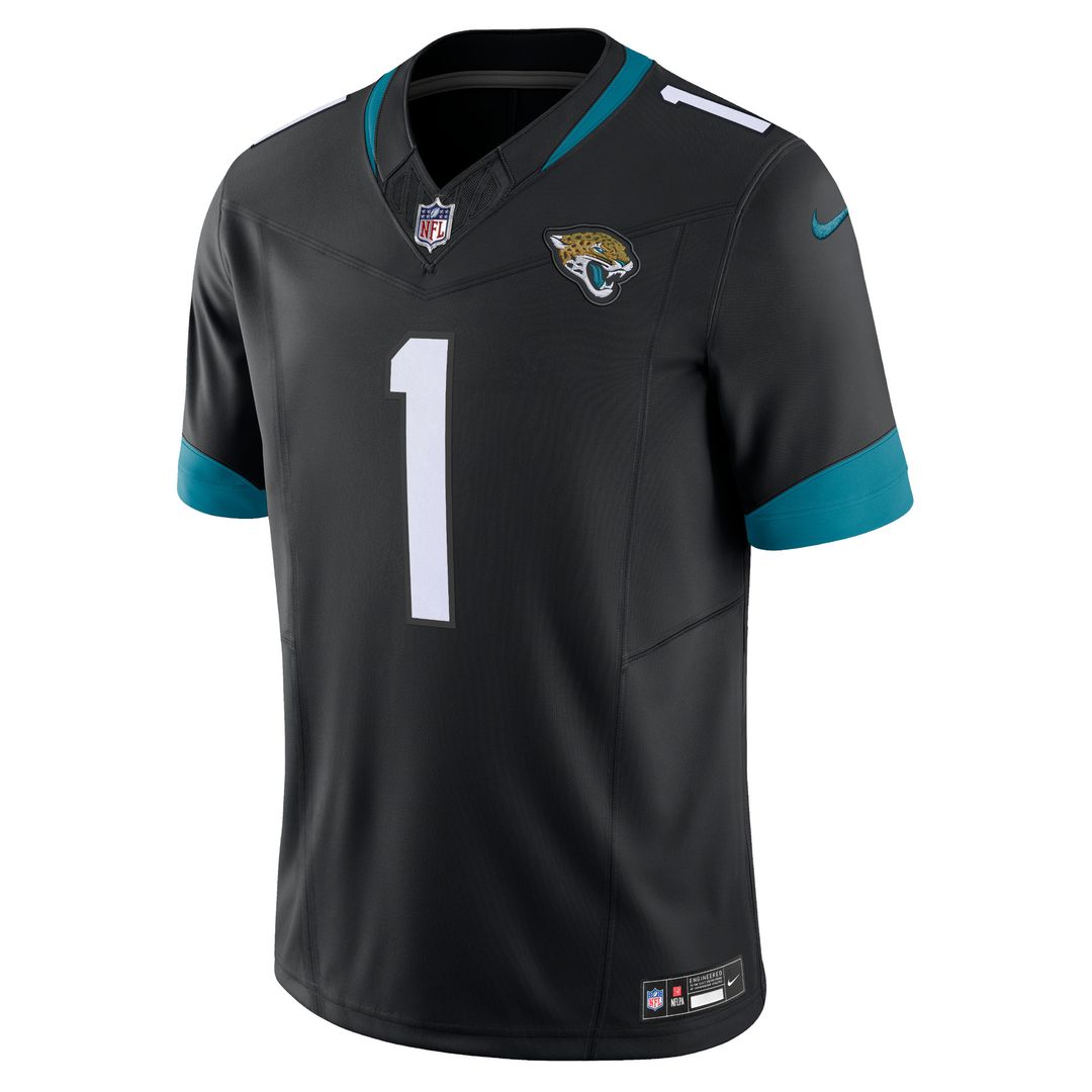Travis Etienne Jacksonville Jaguars Nike Vapor F.U.S.E. Limited Jersey - Black Official NFL Team Apparel Football Fan Gear