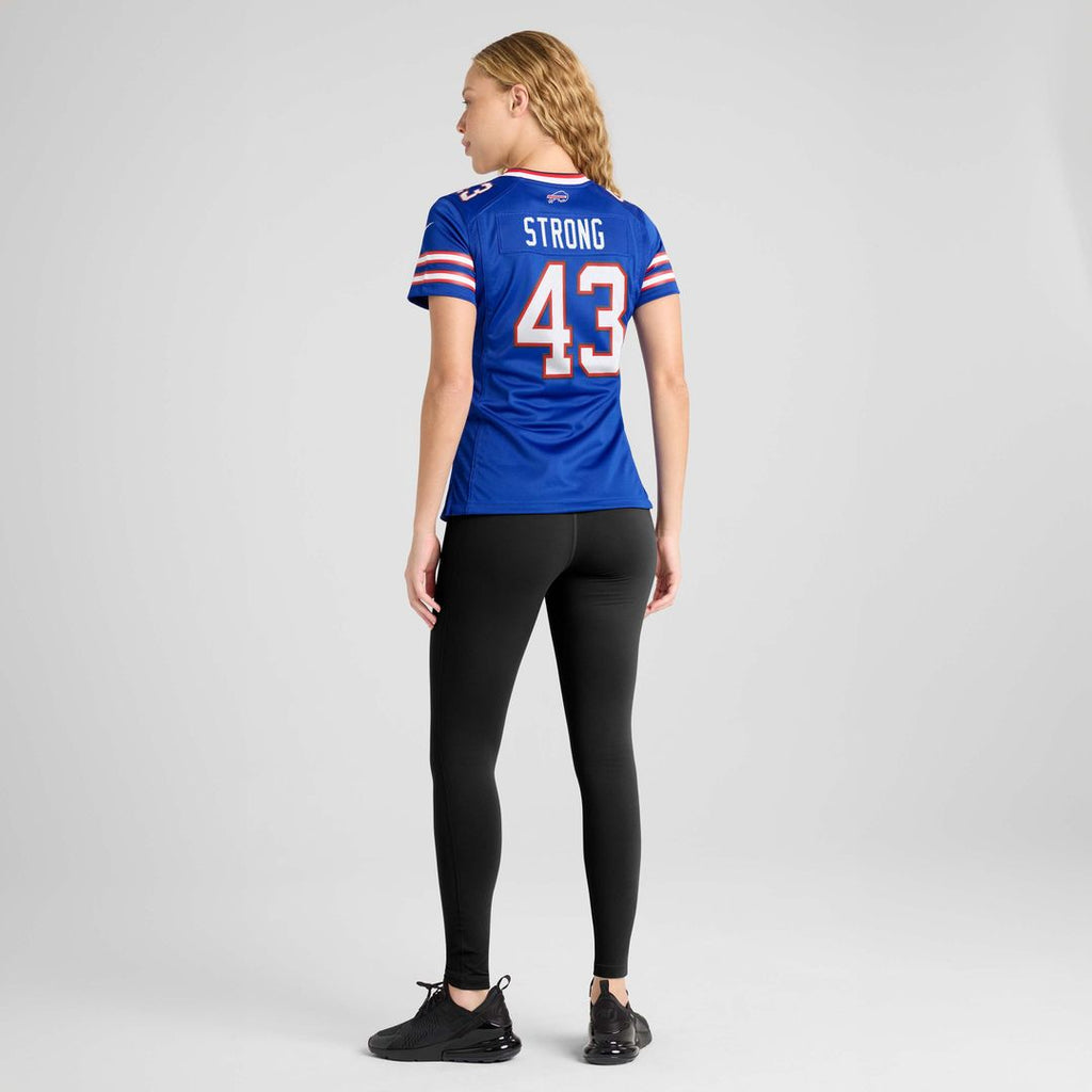 Dorian Strong Buffalo Bills Nike Women's Team Game Jersey - Royal Official NFL Team Apparel Football Fan Gear