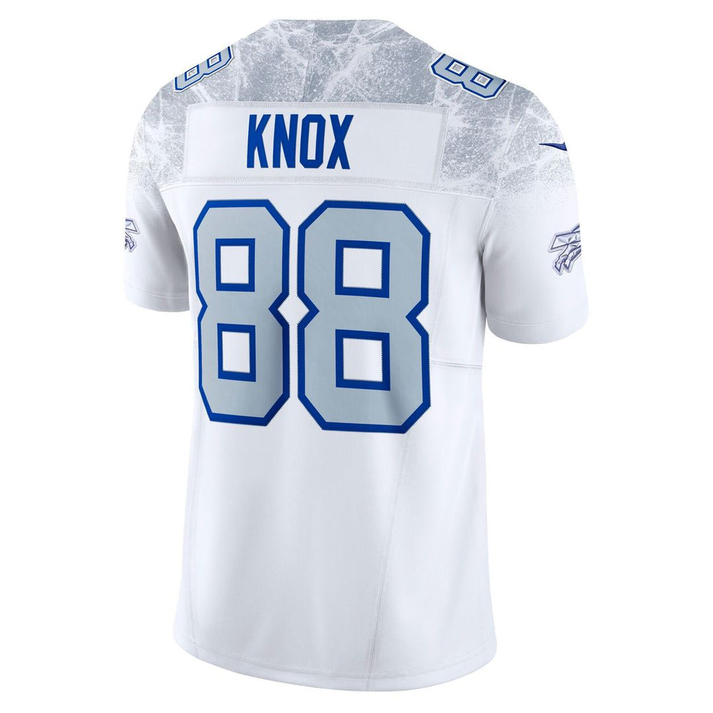 Dawson Knox Buffalo Bills Nike 2025 Rivalries Collection Stitched Limited Jersey - White Official NFL Team Apparel Football Fan Gear