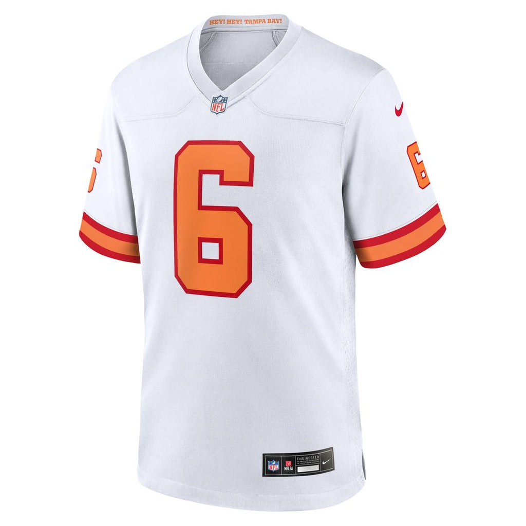 Baker Mayfield '76 Tampa Bay Buccaneers Nike Player Game Jersey - White Official NFL Team Apparel Football Fan Gear
