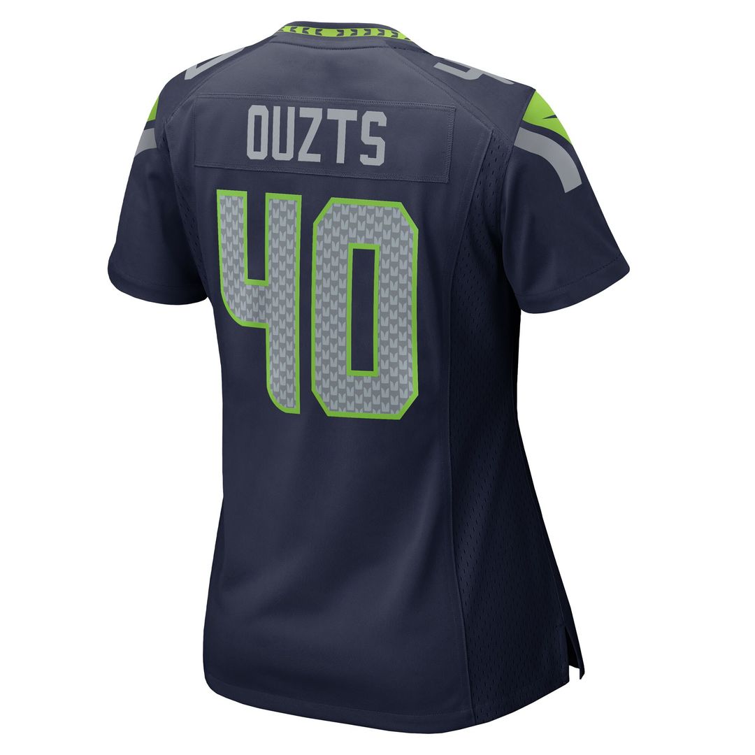 Robbie Ouzts Seattle Seahawks Nike Women's Team Game Jersey - College Navy Official NFL Team Apparel Football Fan Gear