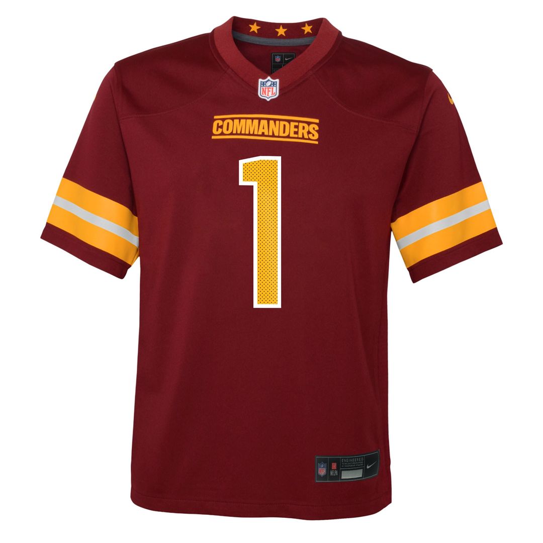 Deebo Samuel Sr Washington Commanders Nike Youth Team Game Jersey - Burgundy Official NFL Team Apparel Football Fan Gear