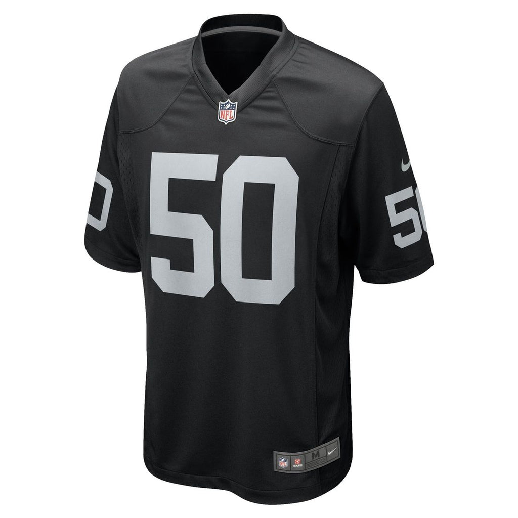 Jacob Bobenmoyer Las Vegas Raiders Nike Game Player Jersey - Black Official NFL Team Apparel Football Fan Gear