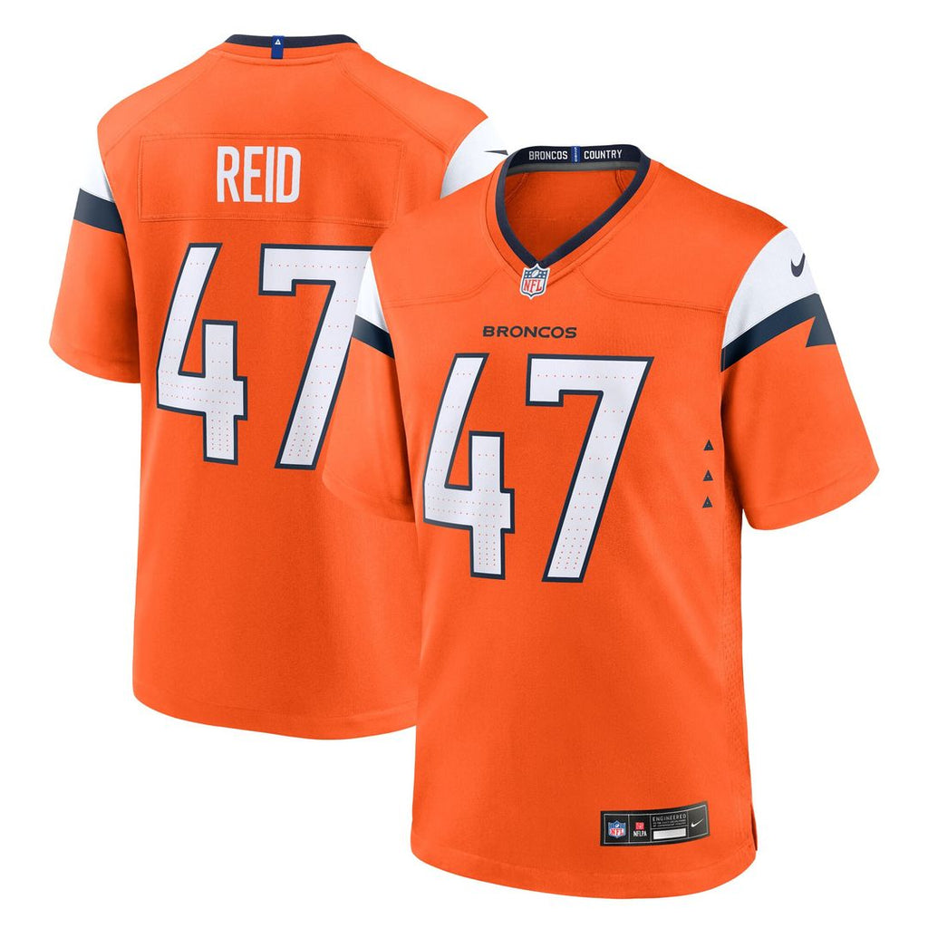 Karene Reid Denver Broncos Nike Team Game Jersey - Orange Official NFL Team Apparel Football Fan Gear