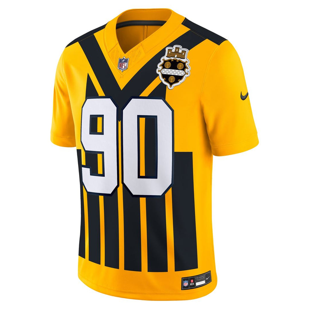T.J. Watt Pittsburgh Steelers Nike Alternate Vapor F.U.S.E. Limited Jersey - Gold Official NFL Team Apparel Football Fan Gear