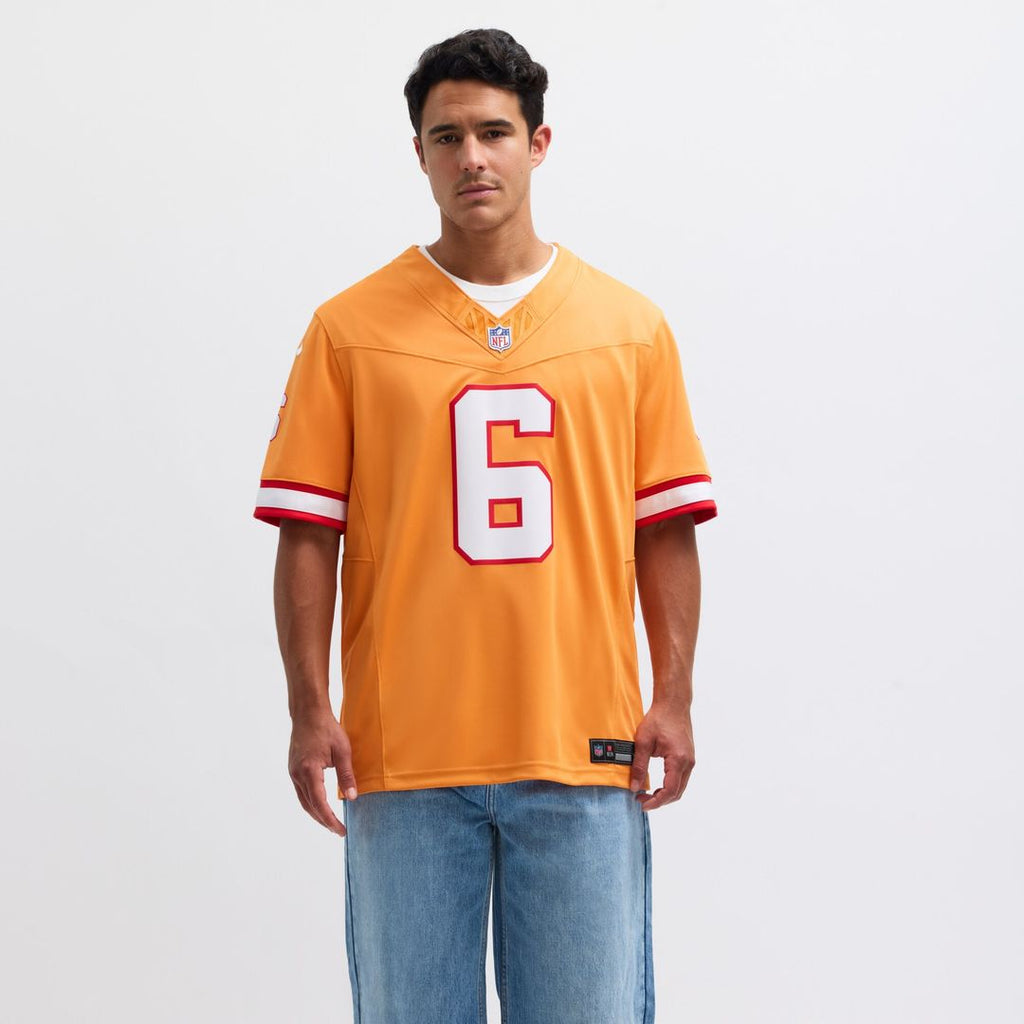Baker Mayfield Tampa Bay Buccaneers Nike 2nd Alternate Vapor F.U.S.E. Limited Jersey - Orange Official NFL Team Apparel Football Fan Gear