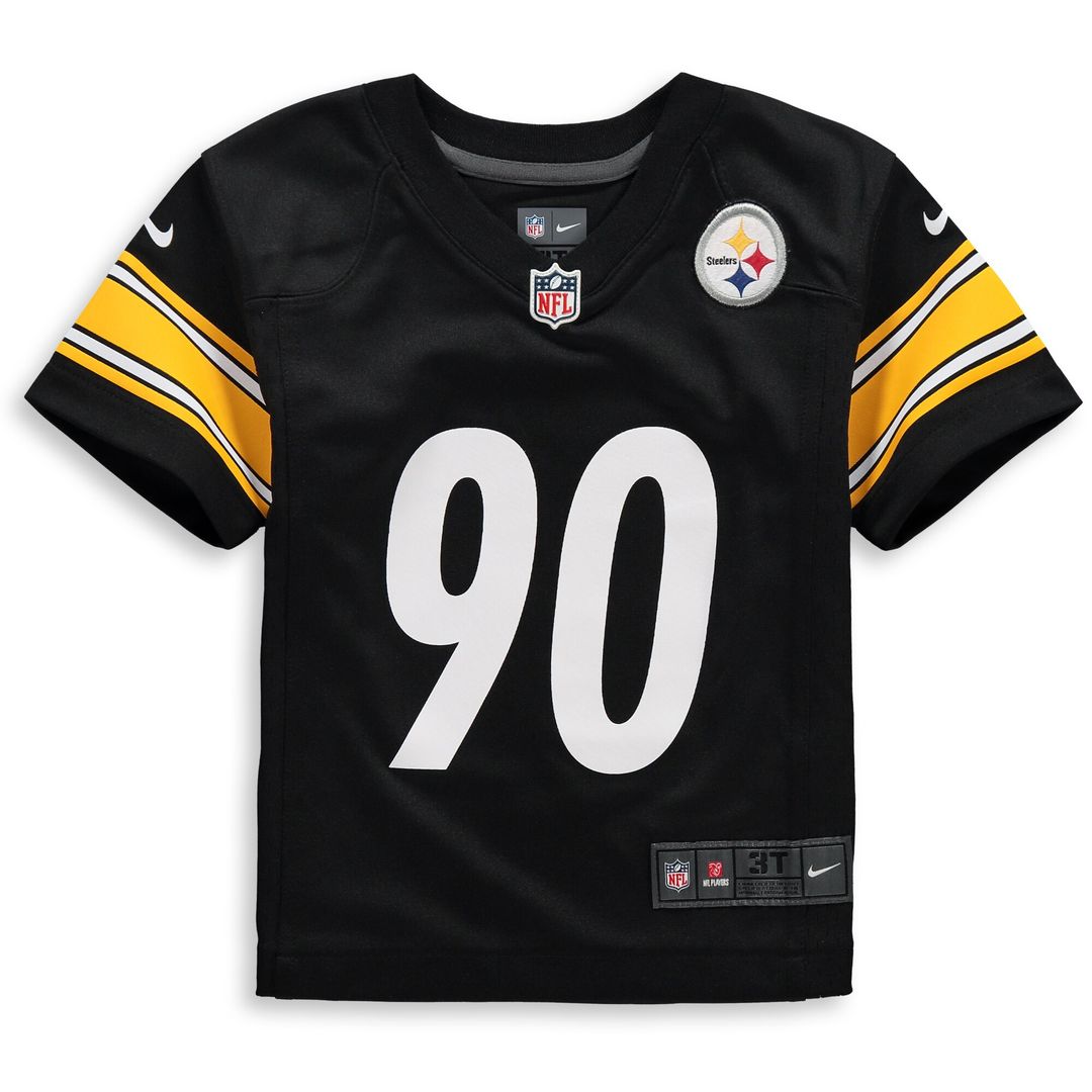 T.J. Watt Pittsburgh Steelers Nike Toddler Game Jersey - Black Official NFL Team Apparel Football Fan Gear