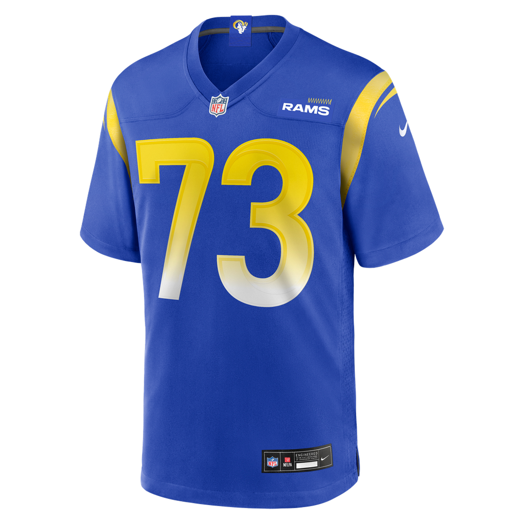 Steve Avila Los Angeles Rams Nike Home Game Jersey - Royal Official NFL Team Apparel Football Fan Gear