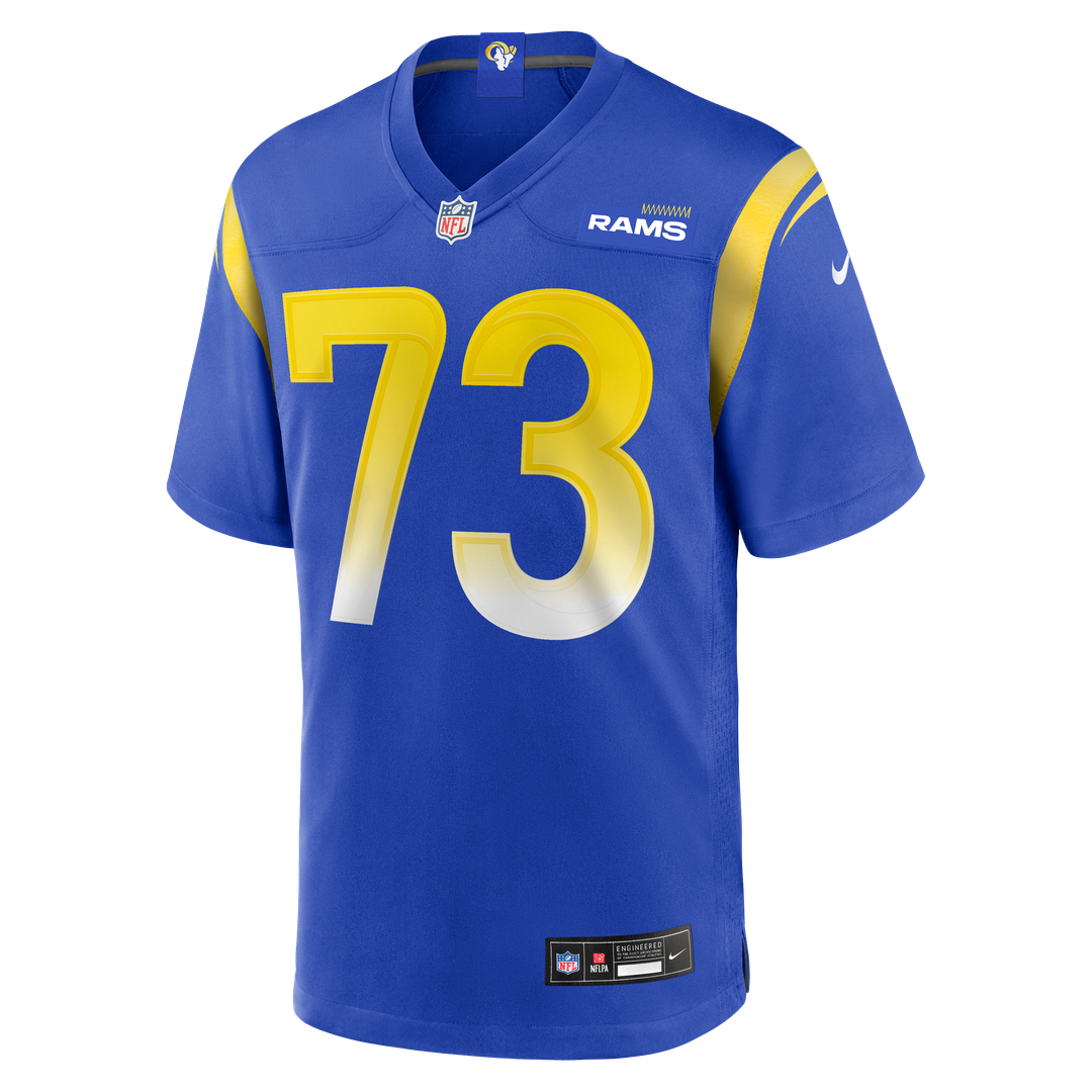 Steve Avila Los Angeles Rams Nike Home Game Jersey - Royal Official NFL Team Apparel Football Fan Gear