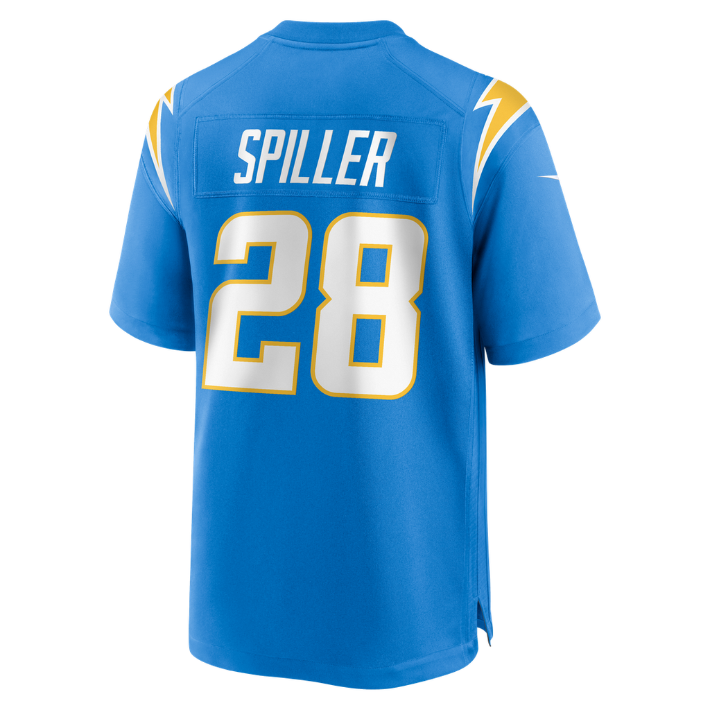Isaiah Spiller Los Angeles Chargers Nike Game Jersey - Powder Blue Official NFL Team Apparel Football Fan Gear