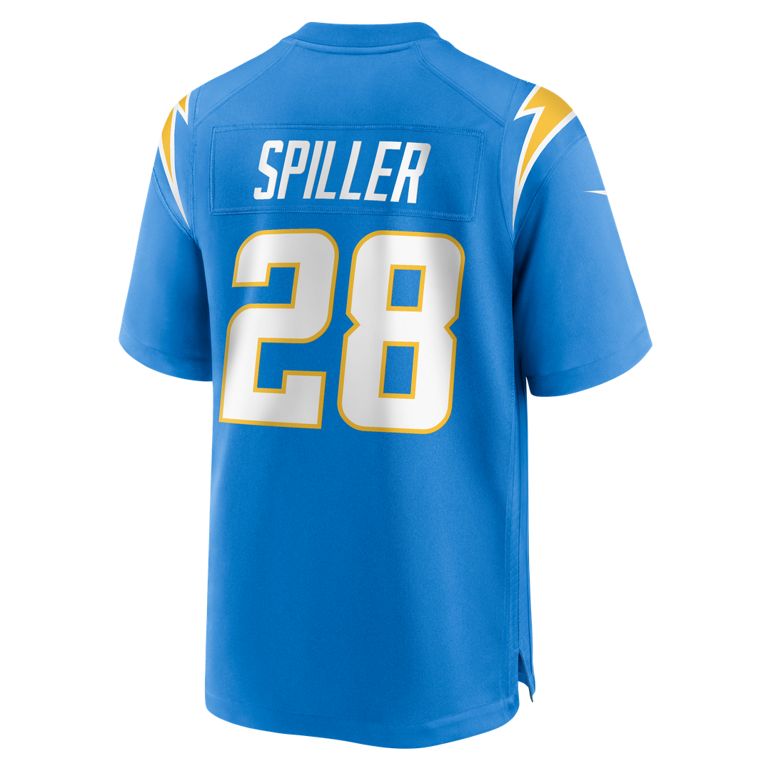 Isaiah Spiller Los Angeles Chargers Nike Game Jersey - Powder Blue Official NFL Team Apparel Football Fan Gear