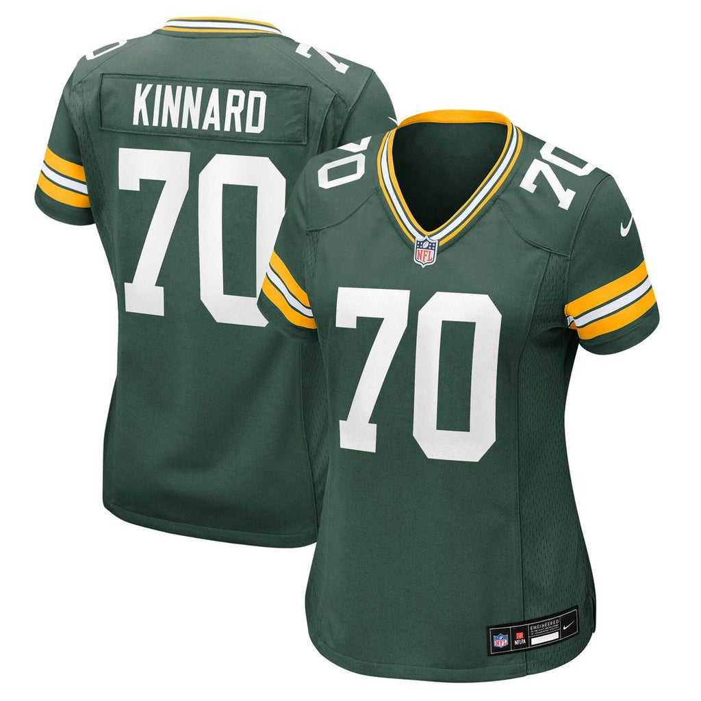 Darian Kinnard Green Bay Packers Nike Women's Team Game Jersey - Green Official NFL Team Apparel Football Fan Gear