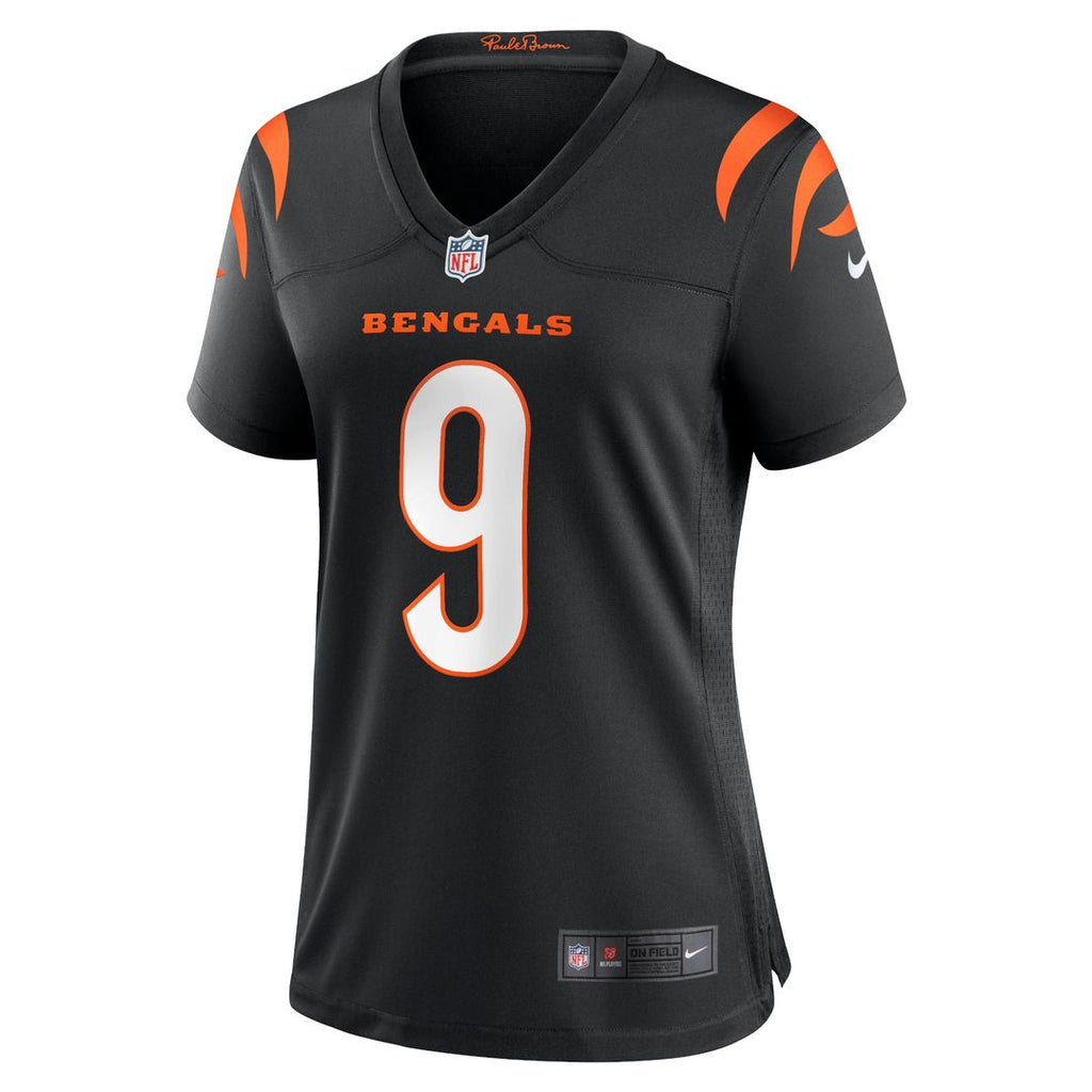 Joe Burrow Cincinnati Bengals Women's Nike Player Game Jersey - Black Official NFL Team Apparel Football Fan Gear