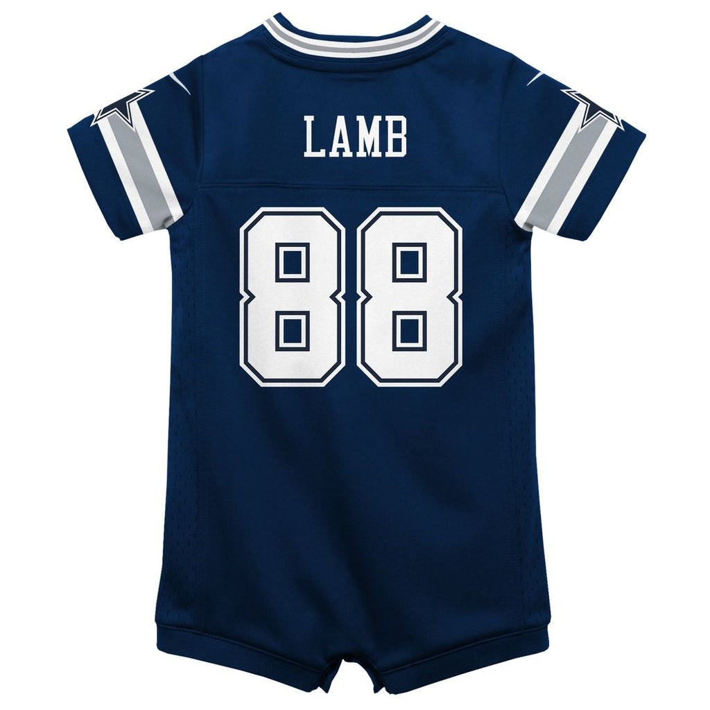 CeeDee Lamb Dallas Cowboys Nike Infant Game Jersey Romper - Navy Official NFL Team Apparel Football Fan Gear