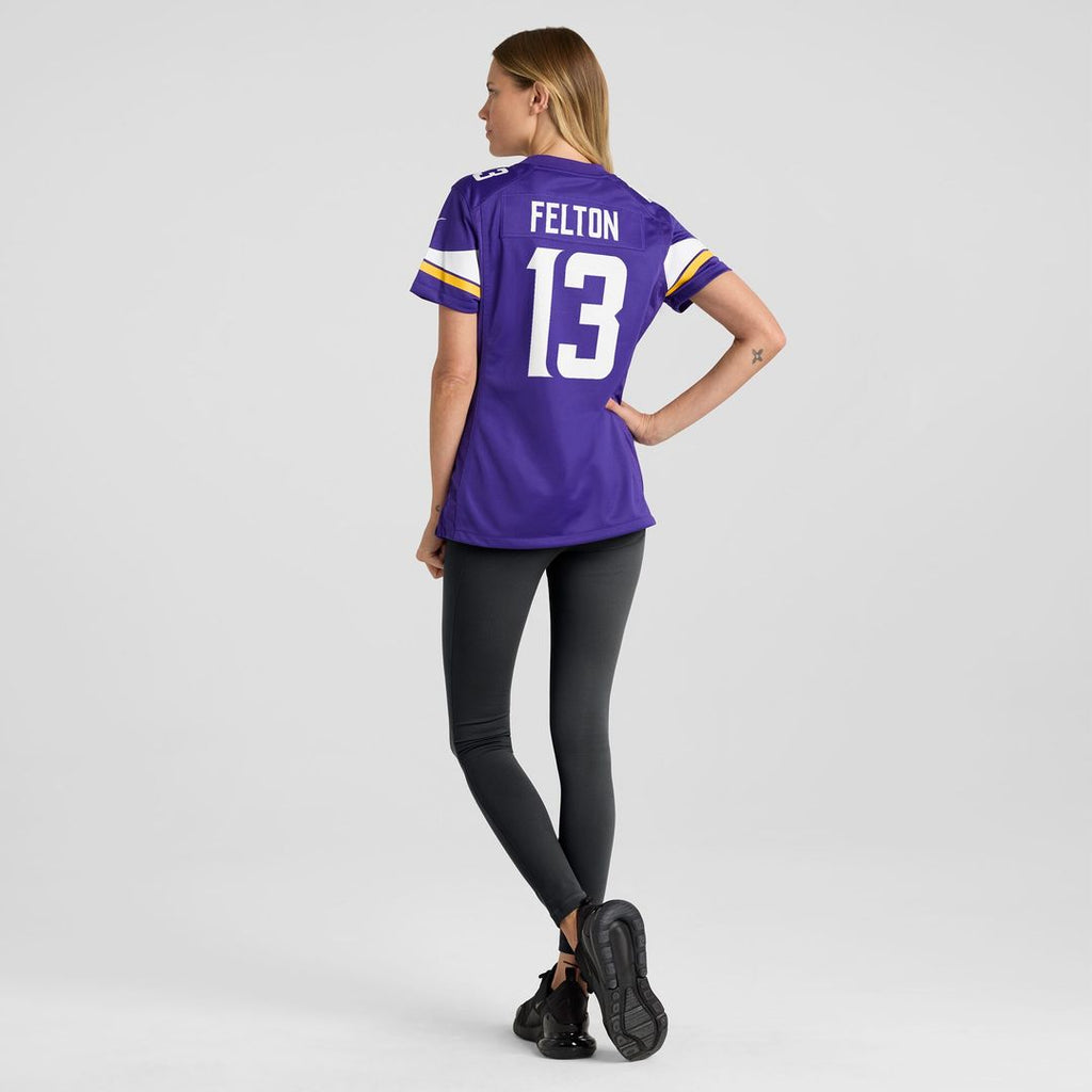 Tai Felton Minnesota Vikings Nike Women's Team Game Jersey - Purple Official NFL Team Apparel Football Fan Gear