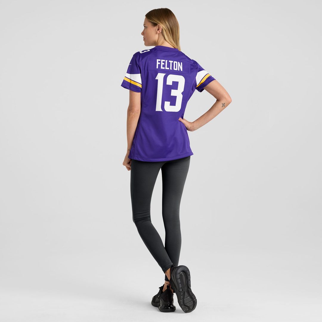 Tai Felton Minnesota Vikings Nike Women's Team Game Jersey - Purple Official NFL Team Apparel Football Fan Gear
