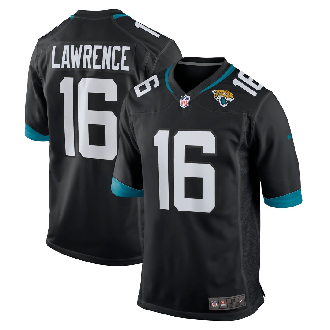 Trevor Lawrence Jacksonville Jaguars Nike Alternate Game Jersey - Black Official NFL Team Apparel Football Fan Gear