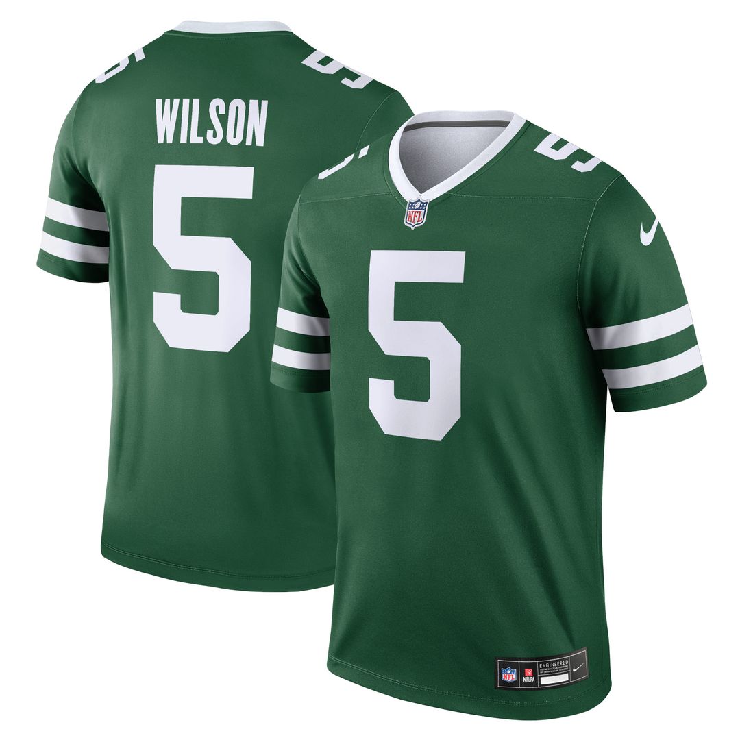Garrett Wilson New York Jets Nike Legend Player Performance Top - Green NFL Fan Gear Popular Style