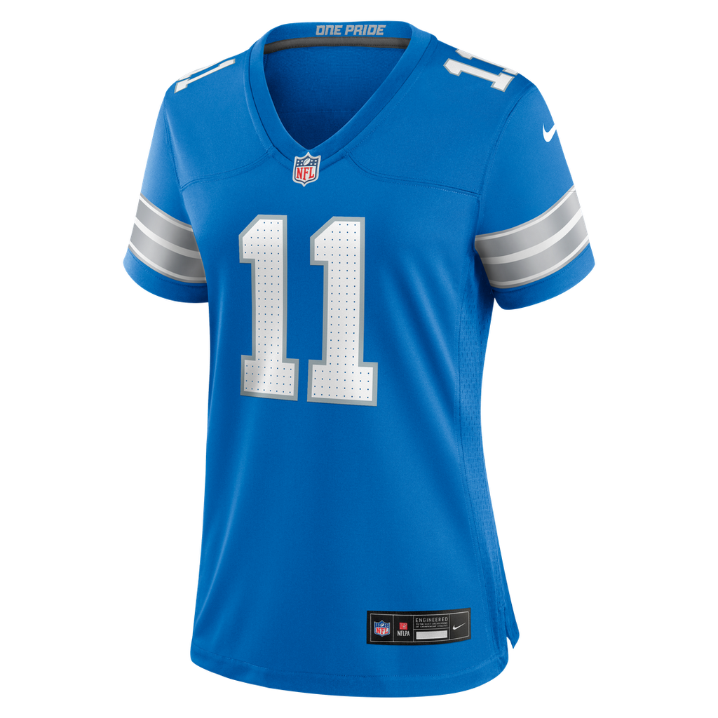 Damone Clark Detroit Lions Nike Women's Team Game Jersey - Blue Official NFL Team Apparel Football Fan Gear