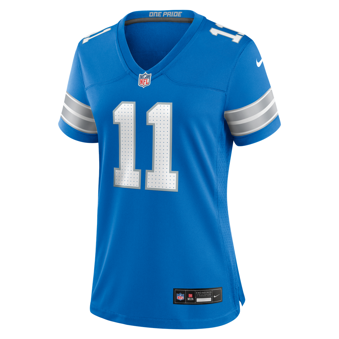 Damone Clark Detroit Lions Nike Women's Team Game Jersey - Blue Official NFL Team Apparel Football Fan Gear