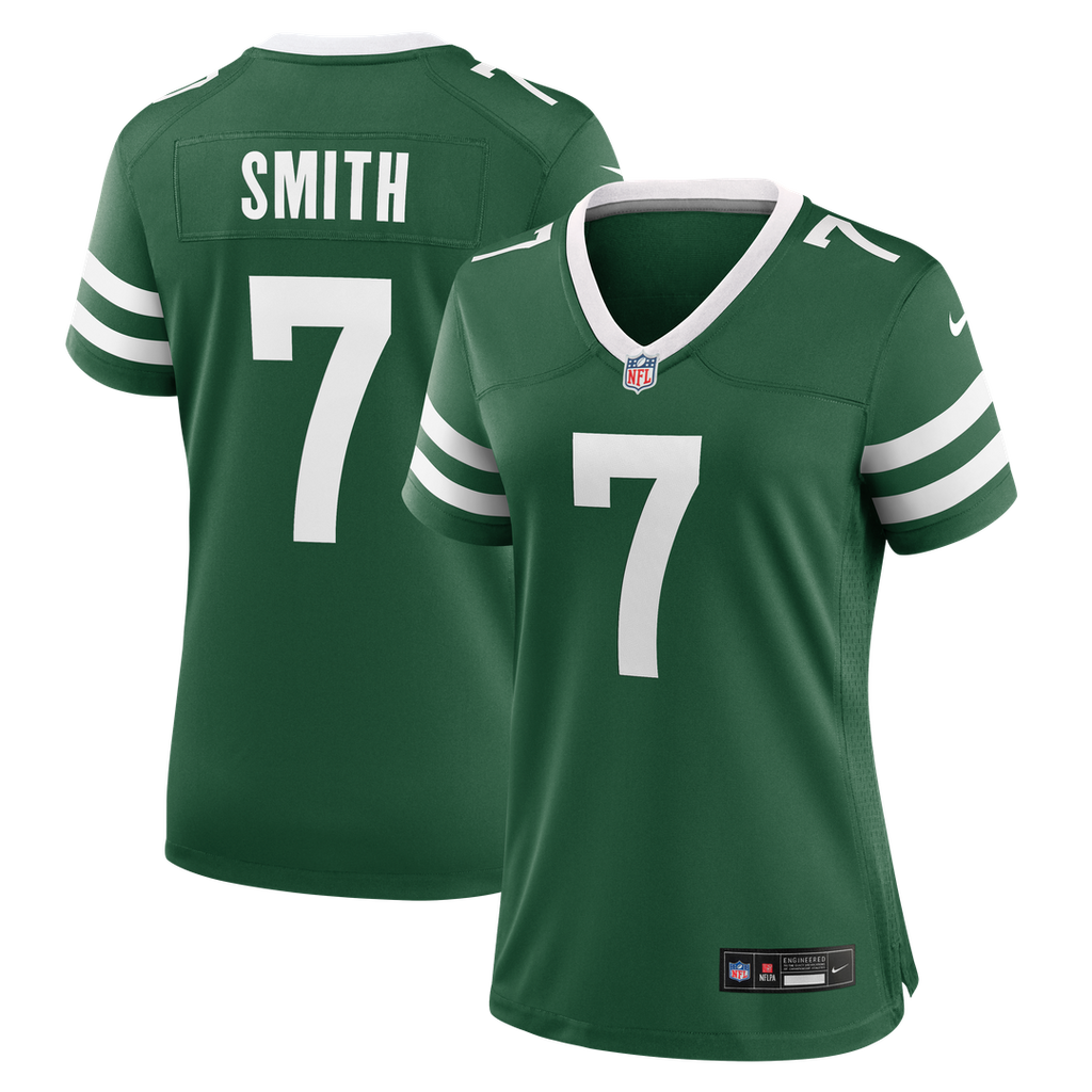 Geno Smith New York Jets Nike Women's Game Jersey - Legacy Green Official NFL Team Apparel Football Fan Gear