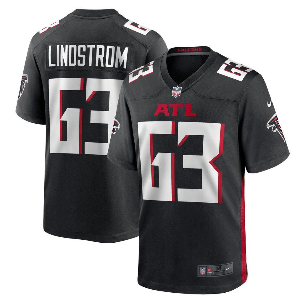 Chris Lindstrom Atlanta Falcons Nike Team Game Jersey - Black Official NFL Team Apparel Football Fan Gear
