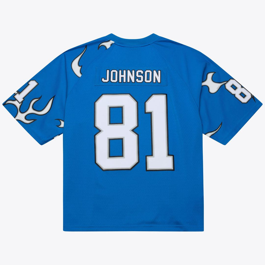 Calvin Johnson Detroit Lions Mitchell & Ness x Golf Wang Unisex 2007 Legacy Fashion Jersey - Blue Official NFL Team Apparel Football Fan Gear